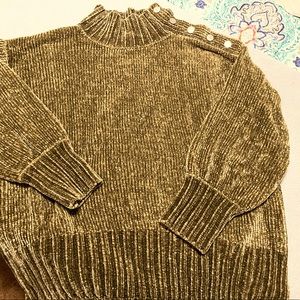 Cynthia Rowley chenille sweater/ super soft!
